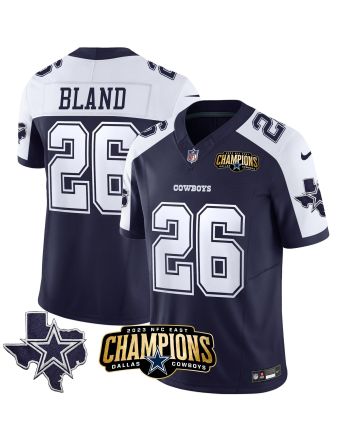 DaRon Bland 26 Dallas Cowboys 2023 NFC East Champions Patch Alternate Game Men Jersey - Navy