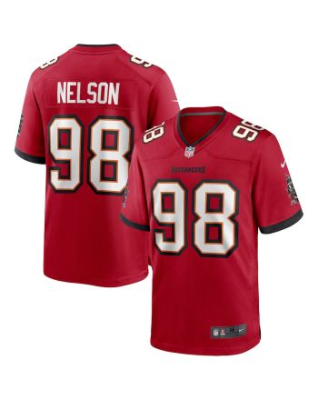 Anthony Nelson 98 Tampa Bay Buccaneers Game Jersey - Red