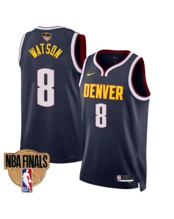 Peyton Watson 8 Denver Nuggets Final Champions 2023 Swingman YOUTH Jersey - Black