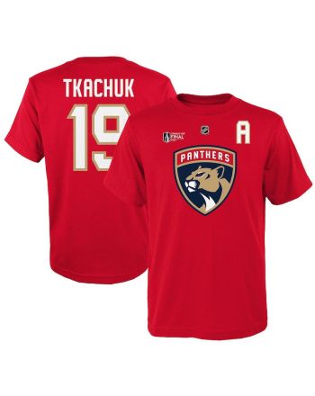 Matthew Tkachuk Florida Panthers 2023 Stanley Cup Final T-Shirt - Red