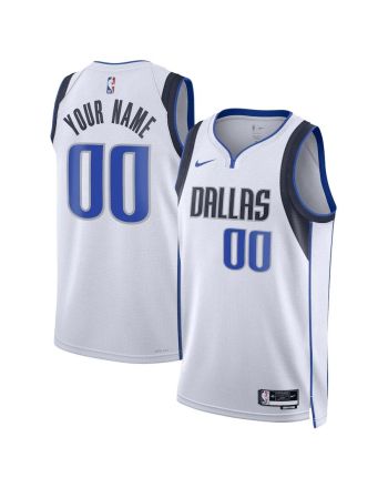 Dallas Mavericks Custom 00 Men 2022/23 Swingman Jersey - Association Edition