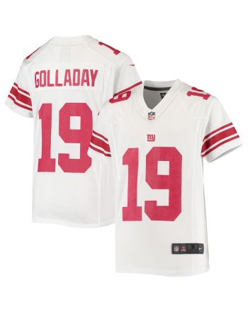 Kenny Golladay 19 New York Giants Youth Game Jersey - White