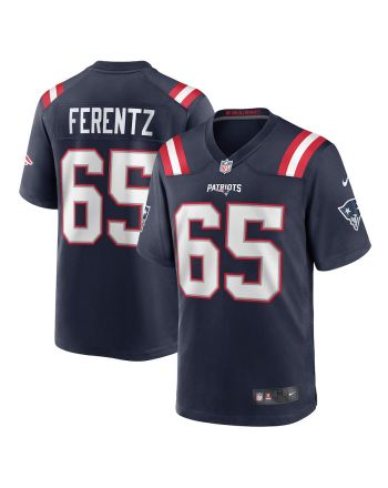 James Ferentz 65 New England Patriots Men Game Jersey - Navy