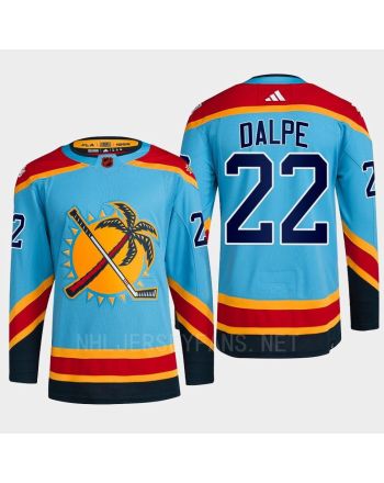 Florida Panthers 2023 Reverse Retro 2.0 Zac Dalpe 22 Blue Primegreen Jersey Men's