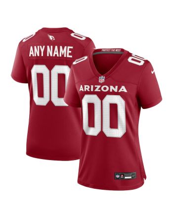 Arizona Cardinals Women Custom Game Jersey - Cardinal