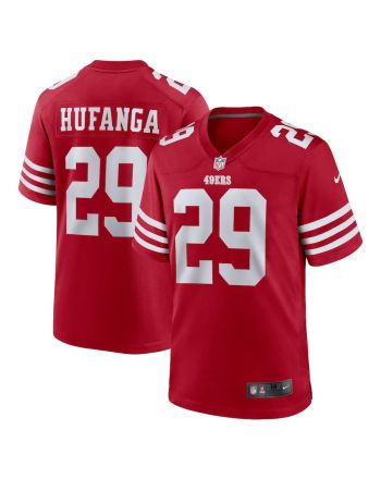 Talanoa Hufanga San Francisco 49ers Game Player Jersey - Scarlet