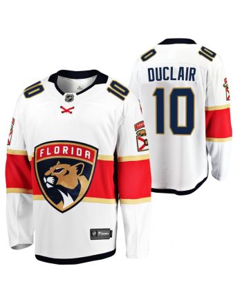 Florida Panthers Anthony Duclair 10 2023 Jersey White Away Player Jersey Jersey