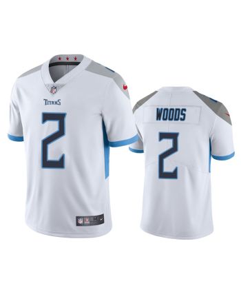 Robert Woods 2 Tennessee Titans White Vapor Limited Jersey