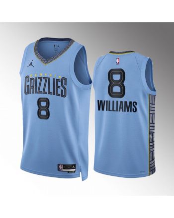 Ziaire Williams 8 2022-23 Memphis Grizzlies Blue Statement Edition Jersey Swingman