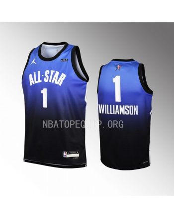 Zion Williamson 1 New Orleans Pelicans 2023 NBA All-Star Men Jersey - Orange