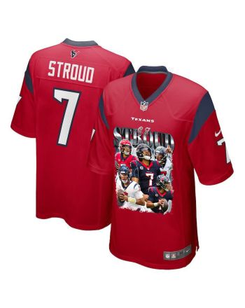 C.J. Stroud 7 Houston Texans The Gunslinger Game Men Jersey - Red