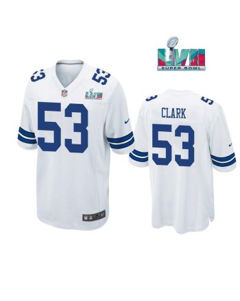 Damone Clark 53 Dallas Cowboys Super Bowl LVII Super Bowl LVII White Men Game Jersey