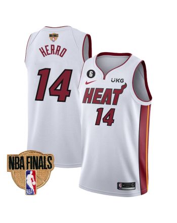 Tyler Herro 14 Miami Heat Final Champions 2023 Swingman Jersey - White