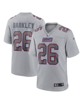 Saquon Barkley New York Giants Atmosphere Fashion Game Jersey - Gray