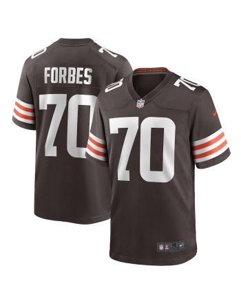 Drew Forbes 70 Cleveland Browns Men's Team Game Jersey - Brown