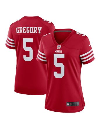 Randy Gregory 5 San Francisco 49ers Women Game Jersey - Scarlet