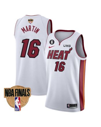 Caleb Martin 16 Miami Heat Final Champions 2023 Swingman Jersey - White