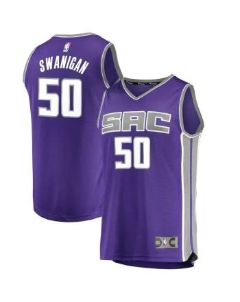 Caleb Swanigan Sacramento Kings Fast Break Jersey - Icon Edition - Purple