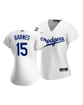 Dodgers Austin Barnes 15 2020 World Series Champions White Home Women's Jersey