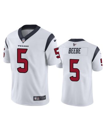 Men's JerseyHouston Texans Beebe 5 White Vapor Limited Jersey