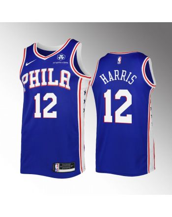 Tobias Harris 12 2022-23 Philadelphia 76ers Royal Icon Edition Jersey Swingman