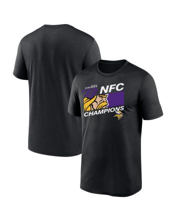 Minnesota Vikings NFC Champions Iconic Black Men T-Shirt