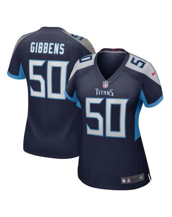 Jack Gibbens Tennessee Titans Women's Home Game Player Jersey - Navy