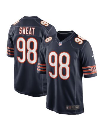 Montez Sweat 98 Chicago Bears Game Men Jersey - Navy