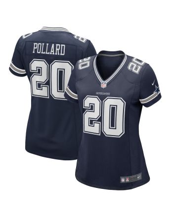 Tony Pollard 20 Dallas Cowboys Game Women Jersey - Navy