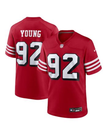 Chase Young 92 San Francisco 49ers Alternate Game Men Jersey - Scarlet