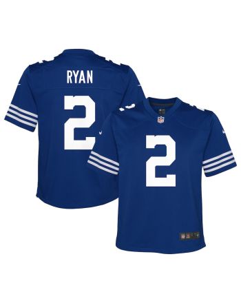 Matt Ryan 2 Indianapolis Colts Youth Alternate Game Jersey - Royal