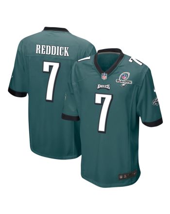 Haason Reddick 7 Philadelphia Eagles 2023 Playoffs Patch Game Men Jersey - Midnight Green