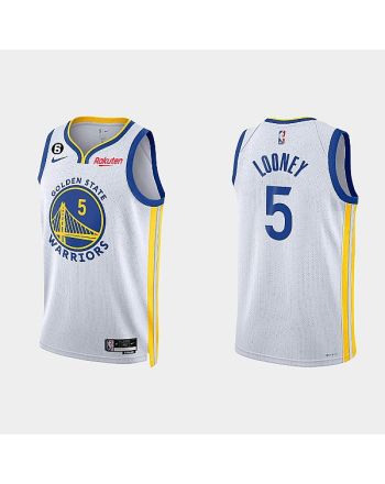 Golden State Warriors Kevon Looney 5 2022-23 Association Edition White Men Jersey Swingman