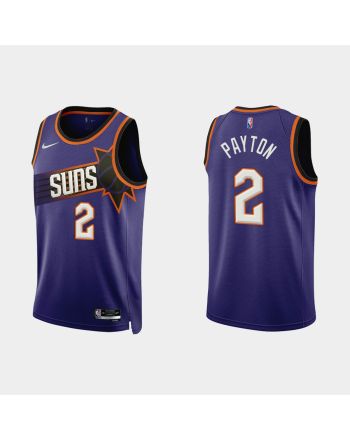 Phoenix Suns 2 Elfrid Payton 2022-23 Icon Edition Purple Men Jersey