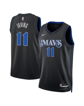 Kyrie Irving 11 Dallas Mavericks 2023/24 City Edition Swingman Jersey - Black