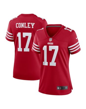 Chris Conley San Francisco 49ers Women's Player Game Jersey - Scarlet