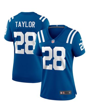 Jonathan Taylor 28 Indianapolis Colts Women Game Jersey - Royal