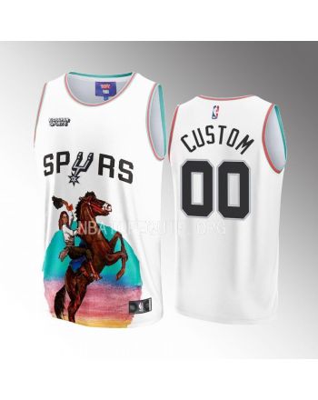 Custom San Antonio Spurs NBA & KidSuper Studios Unisex Hometown Jersey