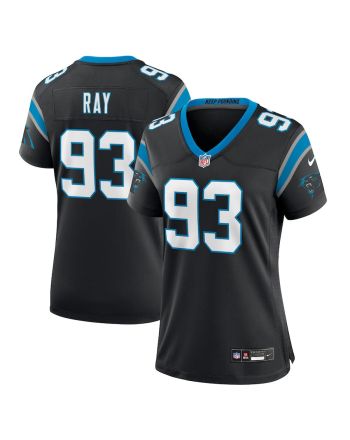 LaBryan Ray 93 Carolina Panthers Women's Team Game Jersey - Black