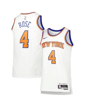 Derrick Rose 4 New York Knicks Men 2022/23 Swingman Jersey - Association Edition