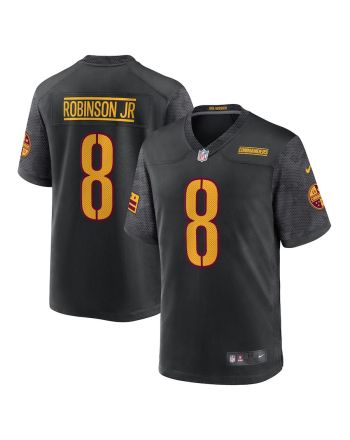 Brian Robinson Jr. 8 Washington Commanders Alternate Men Game Jersey - Black