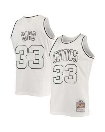 Larry Bird Boston Celtics Mitchell & Ness White Out Swingman Jersey Jersey