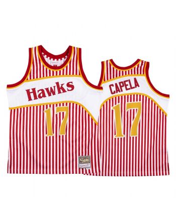 Clint Capela 17 Atlanta Hawks Independence Day Red Stars And Stripes Jersey