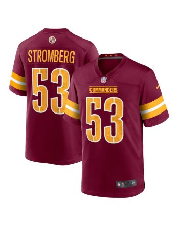 Ricky Stromberg 53 Washington Commanders Men Game Jersey - Burgundy