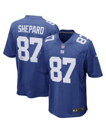 Sterling Shepard 87 New York Giants Men Game Jersey - Royal