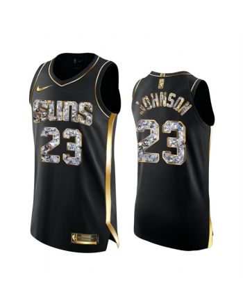 Phoenix Suns Cameron Johnson 23 Black Diamond Limited Edition Jersey 2022 NBA Playoffs