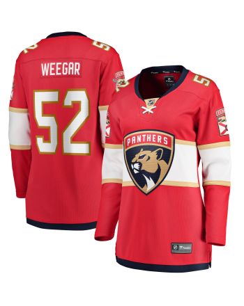 Women's MacKenzie Weegar Red Florida Panthers Home Breakaway Player Jersey Jersey