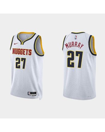 Denver Nuggets Jamal Murray 27 2022-23 Association Edition White Men Jersey Swingman