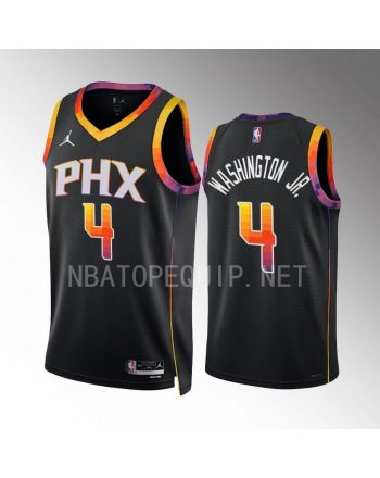 Duane Washington Jr. 4 Phoenix Suns Black Jersey 2022-23 Statement Edition Swingman