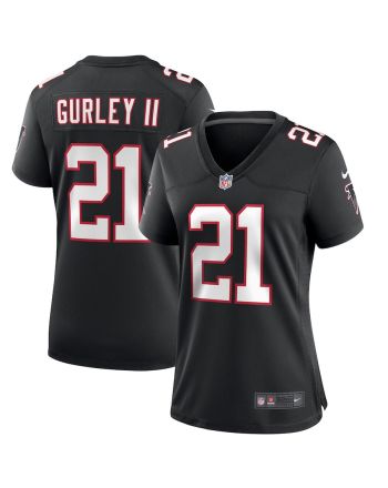 Todd Gurley II 21 Atlanta Falcons Women's Throwback Game Jersey - Black